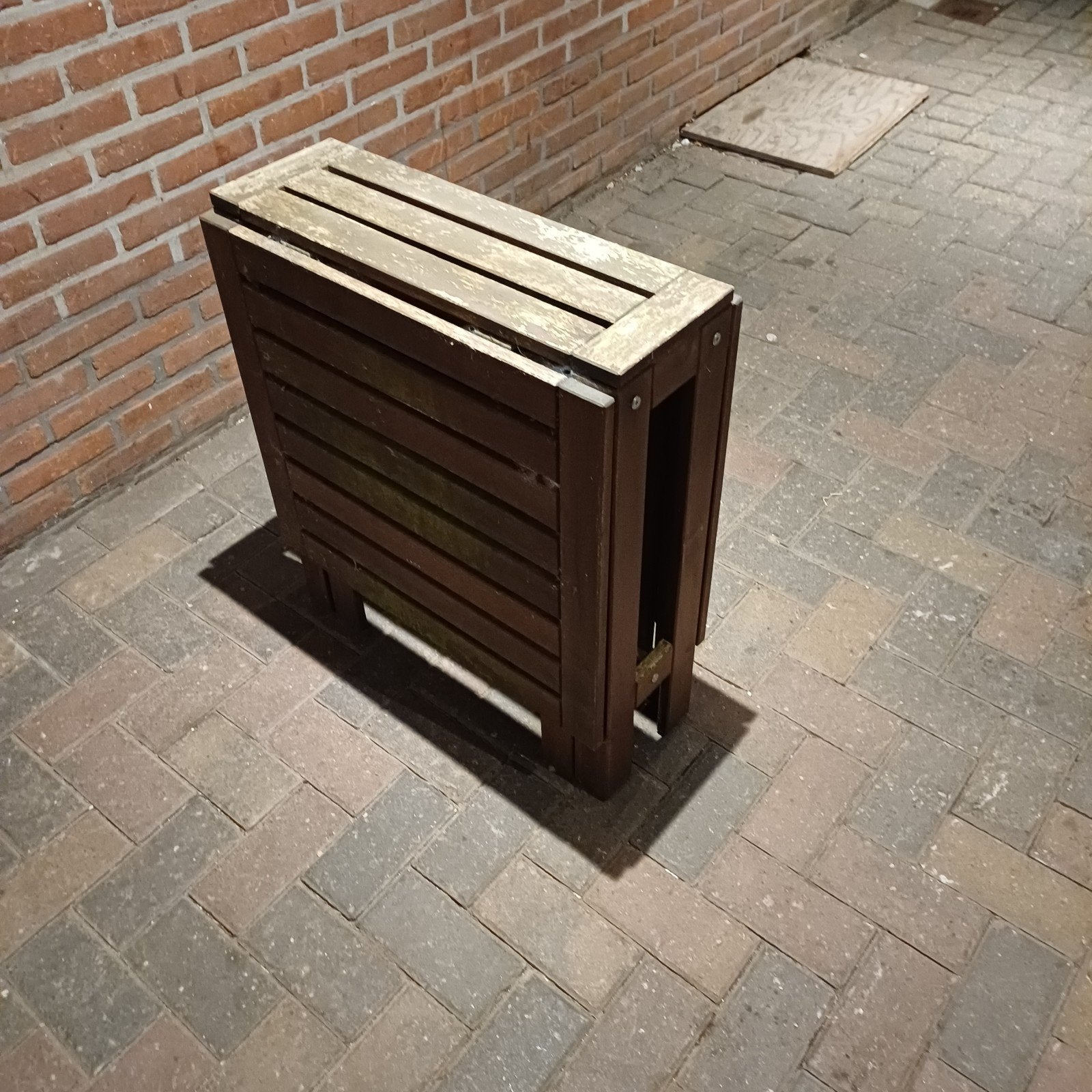 opklapbare tafel van hout,, Ophalen, Rechthoekig, Hout