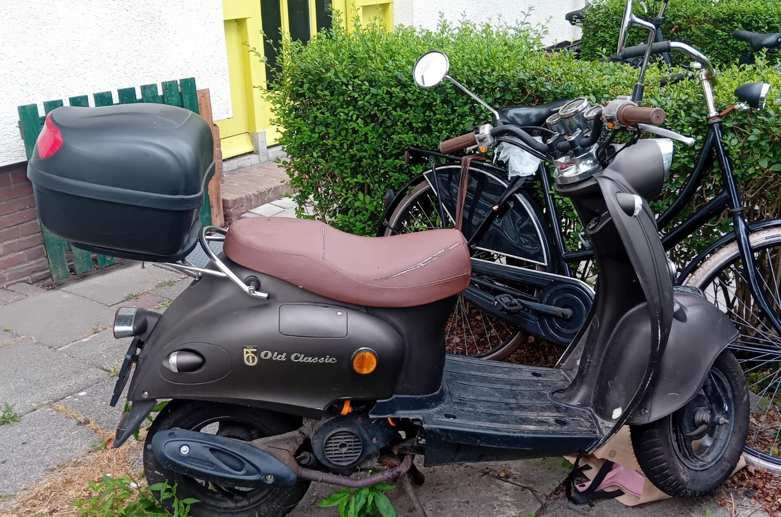 Snor scooter, Ophalen, Gebruikt, Benzine