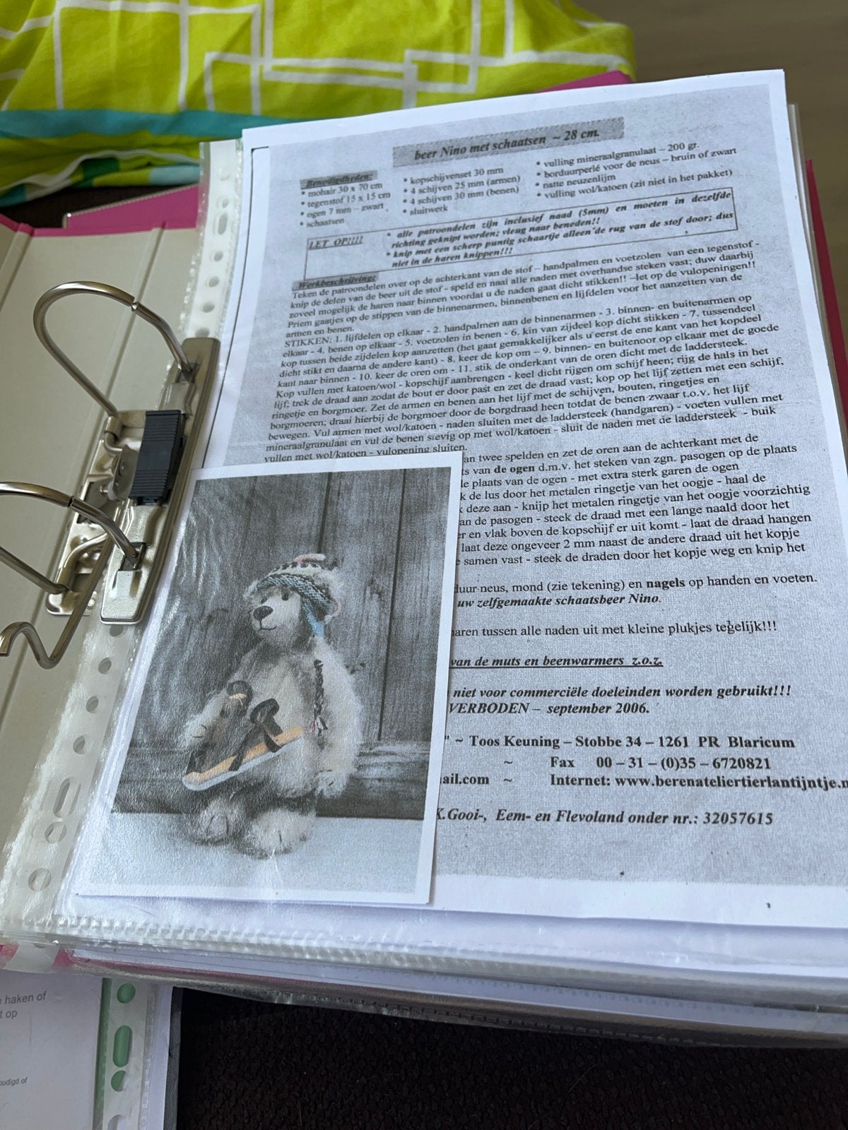 60 Beren patronen groot en klein, Ophalen of Verzenden, Gebruikt, Overige typen, Overige merken