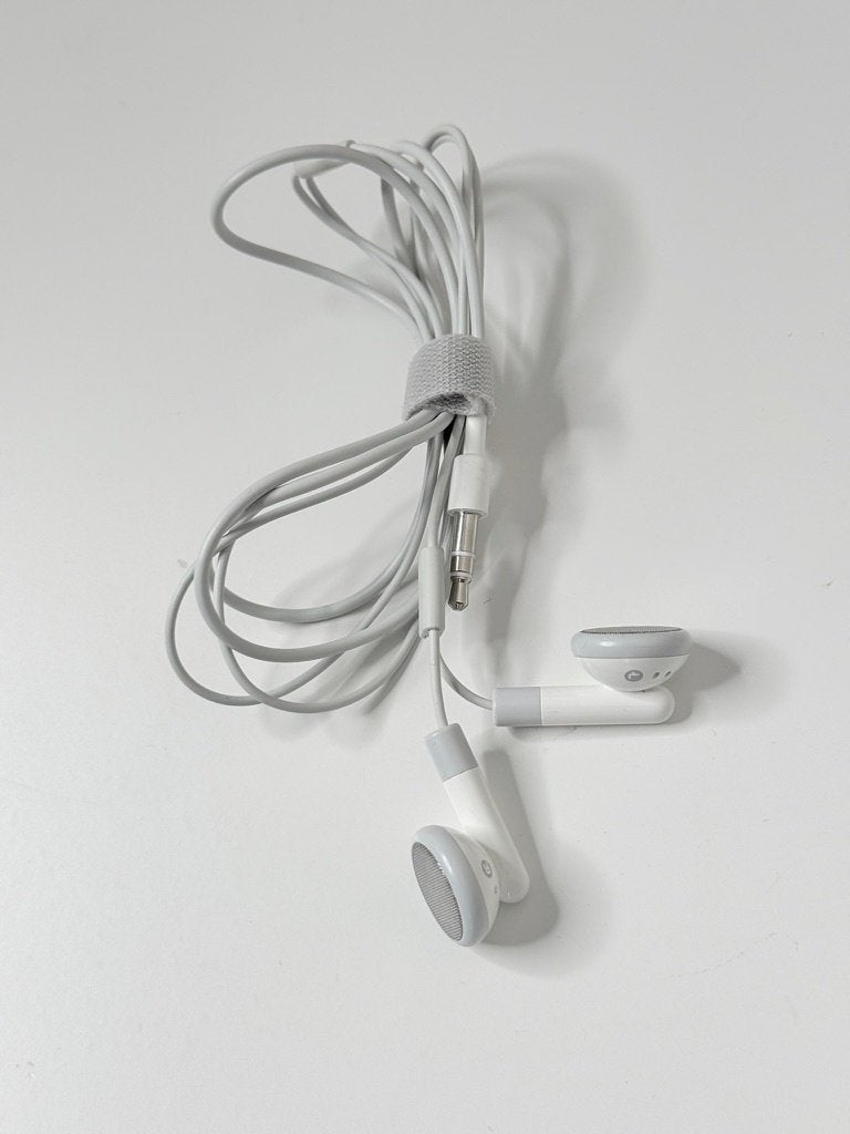 Vintage Apple Earbuds (2001) Zeldzaam & Origineel, Gebruikt, Ophalen of Verzenden, Apple, In oorschelp (earbud)