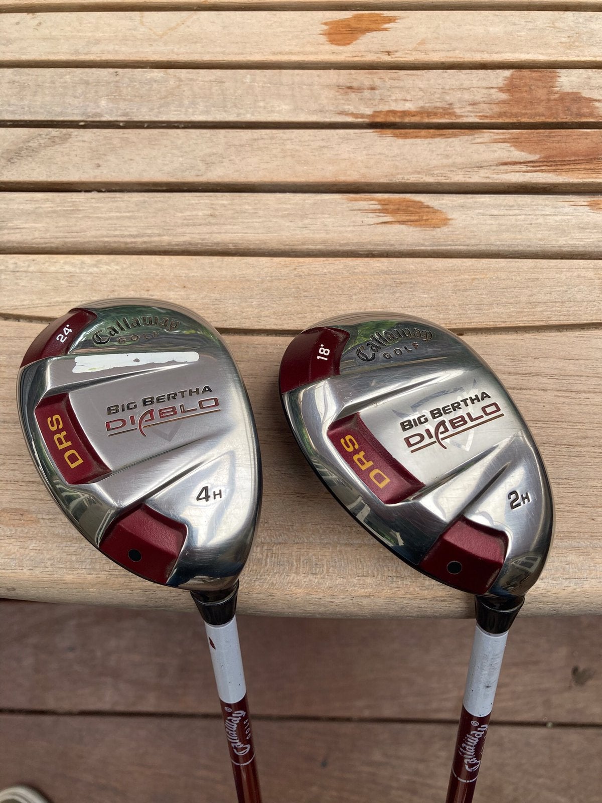 Callaway Big Bertha diablo hybride 2 en 4 regular, Sport en Fitness, Ophalen, Zo goed als nieuw, Club, Callaway