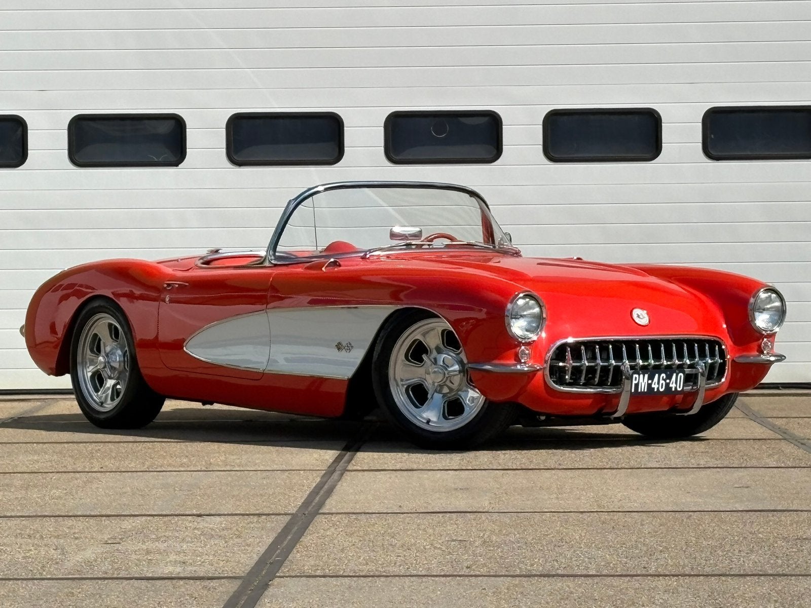 Chevrolet Corvette C1 | 1957 | 406 V8 | NL Kent., Auto's, Automaat, Achterwielaandrijving, 8 cilinders, Cabriolet