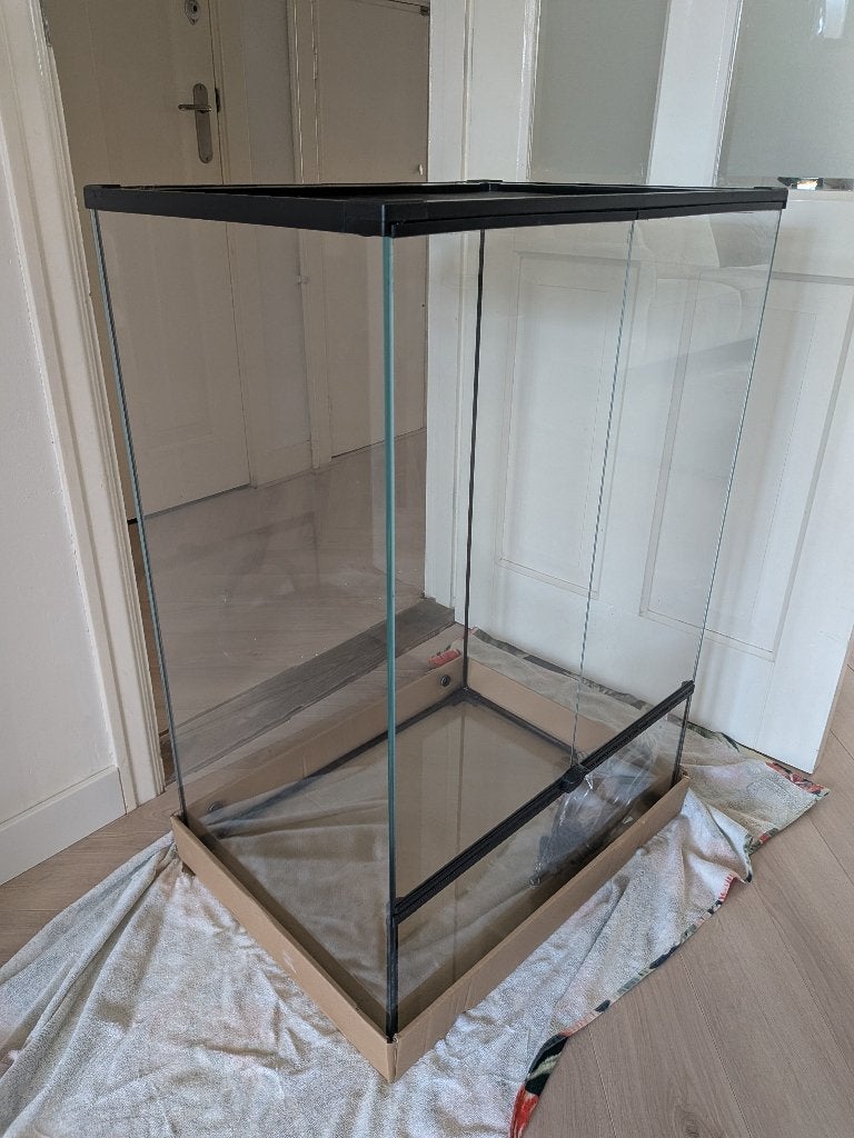 Terarium 60x45x90 gloed nieuw, Ophalen, Nieuw, Terrarium of Paludarium