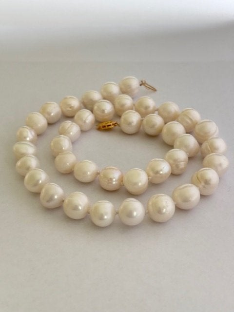 Bloedmooie Parel Ketting Enorm Zuidzee Barok Parels14K Goud, Verzenden, Nieuw, Wit, Goud