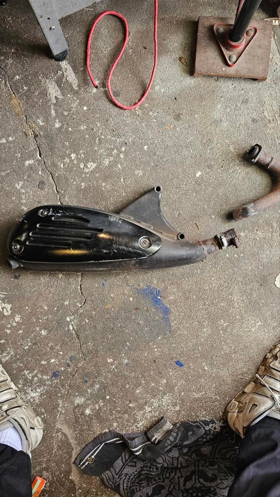 Vespa LX 2-takt uitlaat - Zacht prijsje!, Fietsen en Brommers, Brommeronderdelen | Scooters, Verzenden, Gebruikt, Uitlaat, Vespa