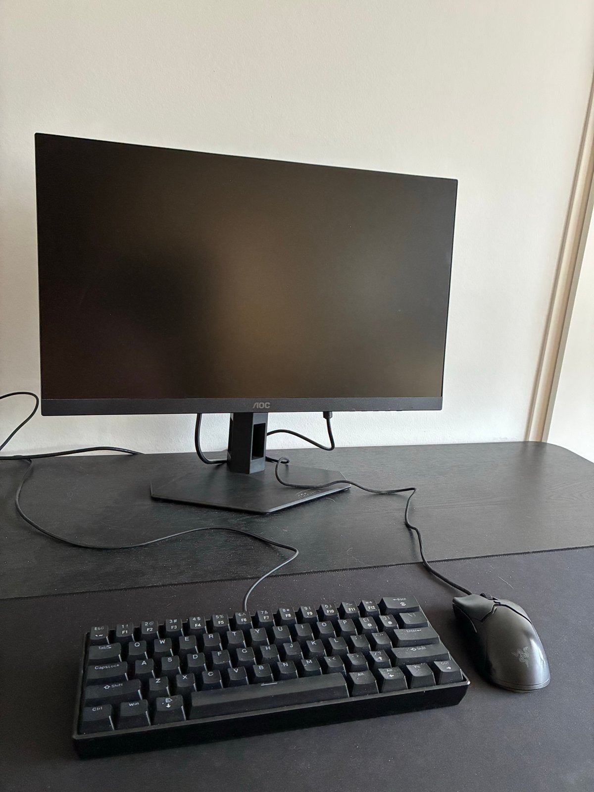 Complete Gaming Setup: Monitor, Razer Muis, Mechanisch Toets, Gebruikt, IPS, Kantelbaar, Full HD