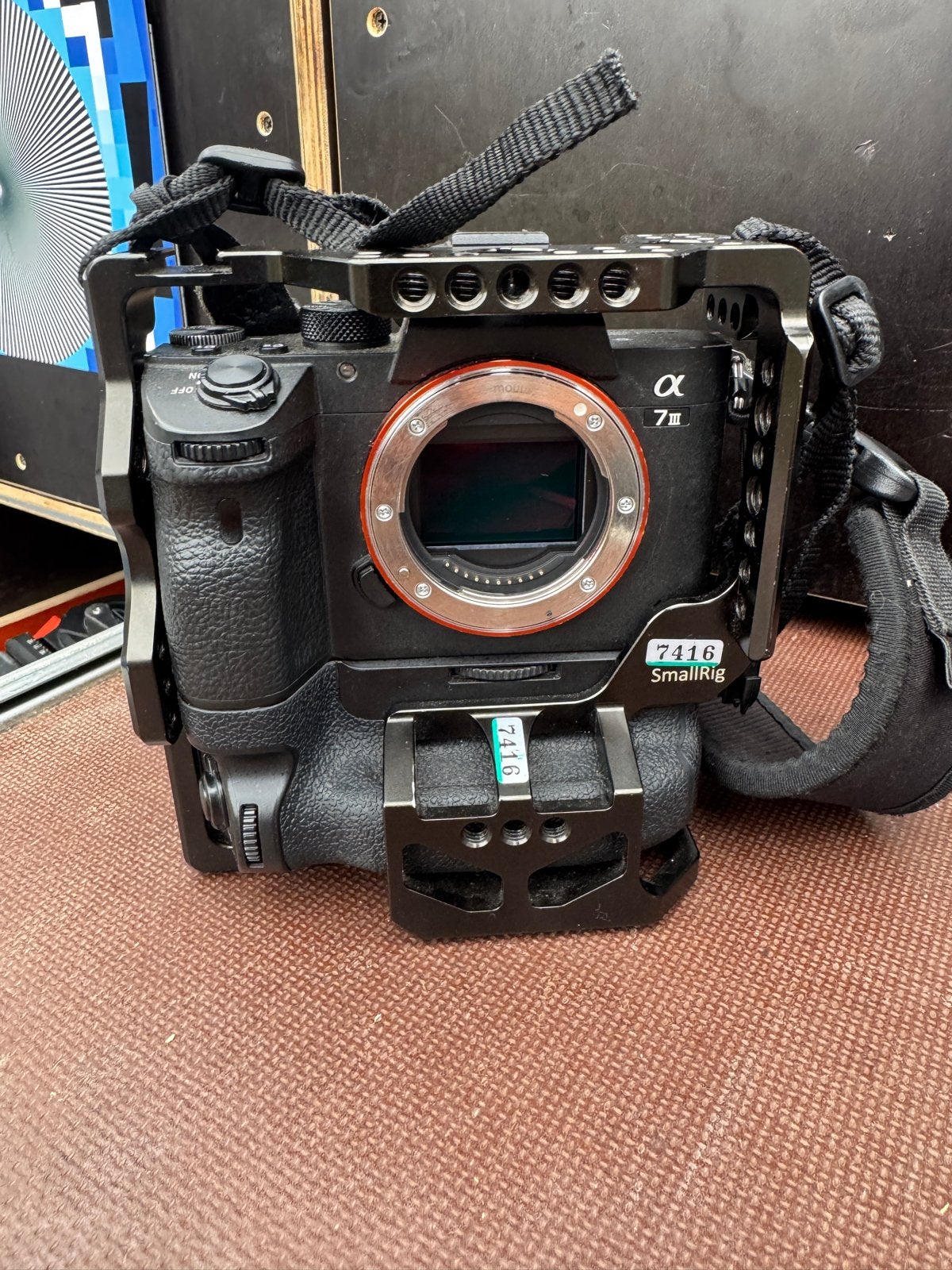 Sony a7iii met batterijgrip, 1 accu en SmallRig cage, Ophalen, Gebruikt, Screenprotector, Touchscreen
