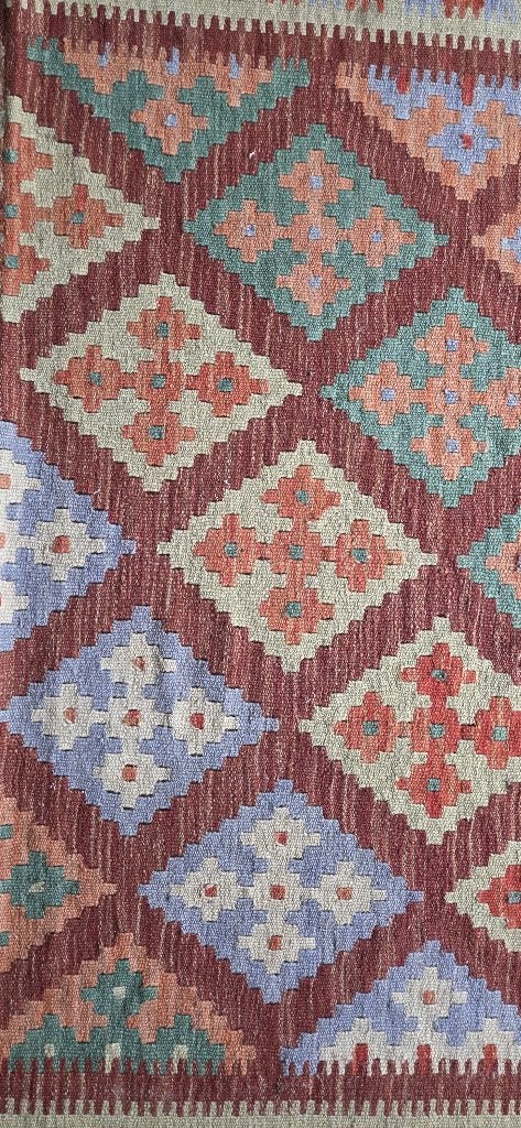kelim 175-245cm, Blauw, 150 tot 200 cm, 200 cm of meer, Ophalen of Verzenden