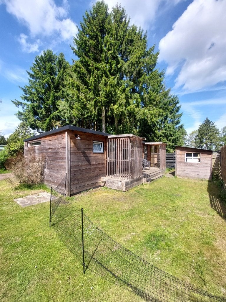 Recreatie huisje, boshuisje te koop, Vakantie, In bos, Wasmachine, Recreatiepark, 1 slaapkamer