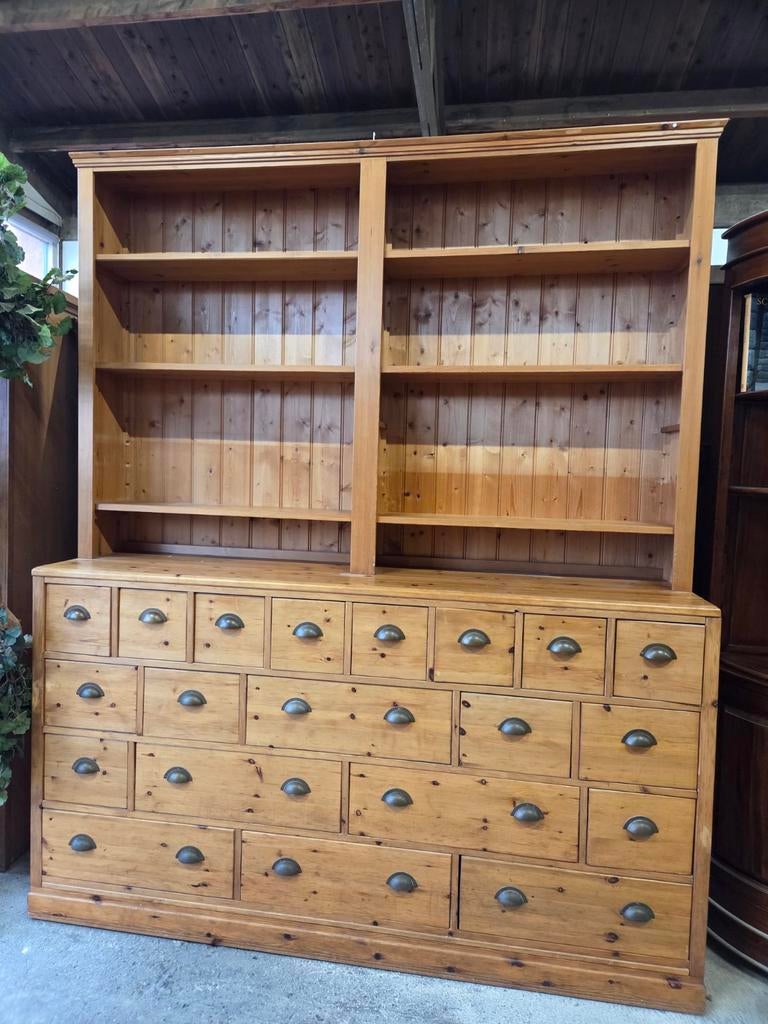Prachtige ladekast ~ apothekerskast ~ winkelkast, Huis en Inrichting, Kasten | Ladekasten, Ophalen, 5 laden of meer, 200 cm of meer