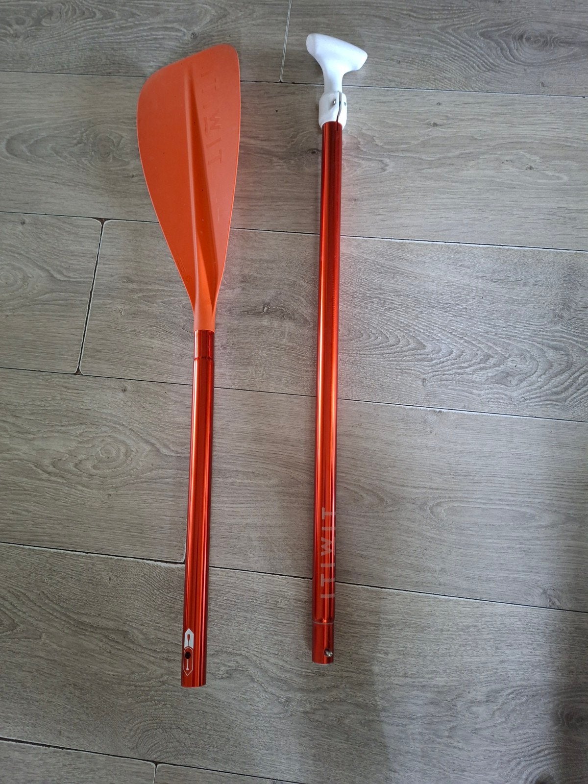 itiwit peddel oranje verstelbaar 170-220 cm, Ophalen, Zo goed als nieuw