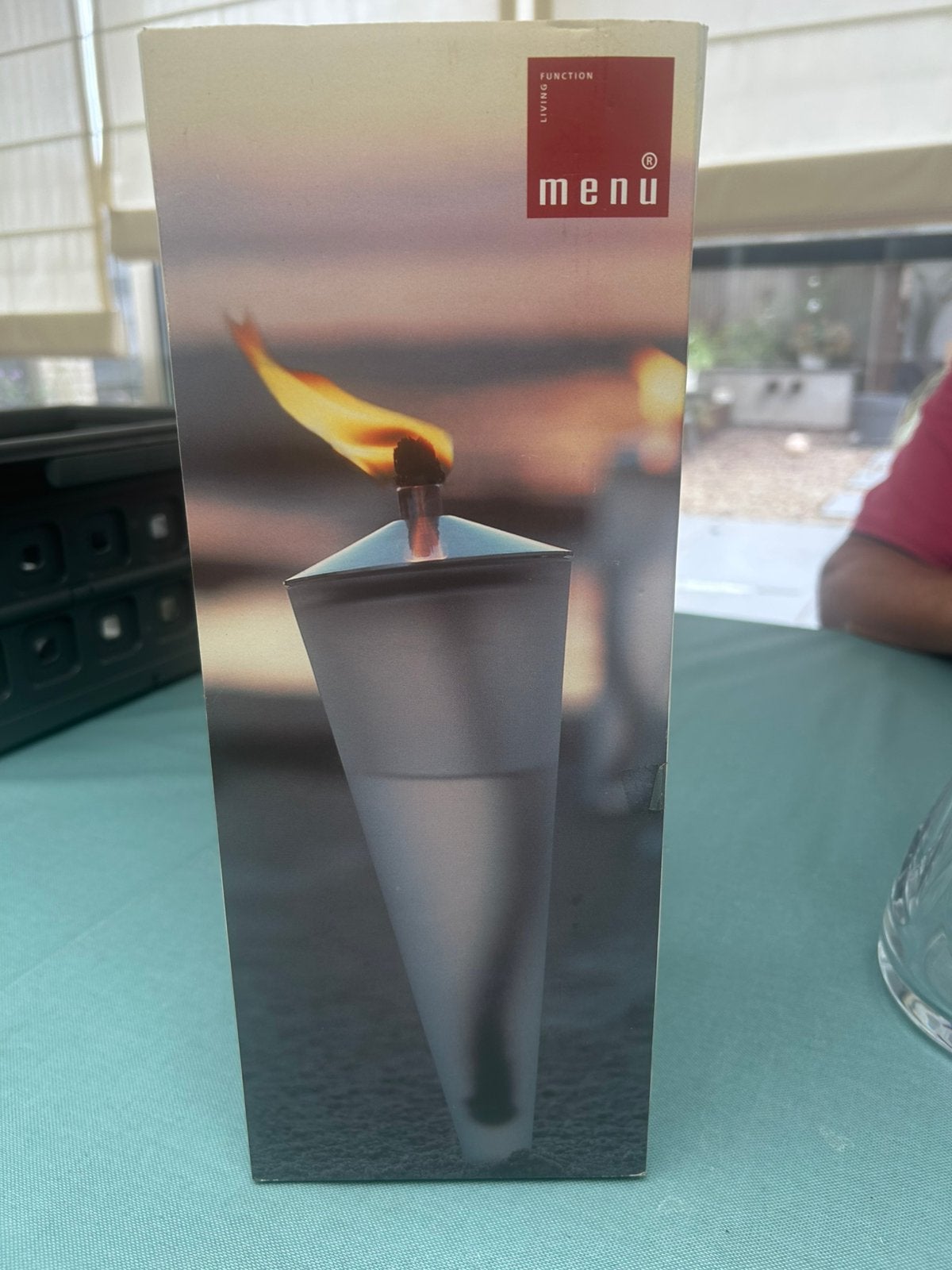 Moderne olielamp, merk MENU, Tuin en Terras, Ophalen of Verzenden, Nieuw