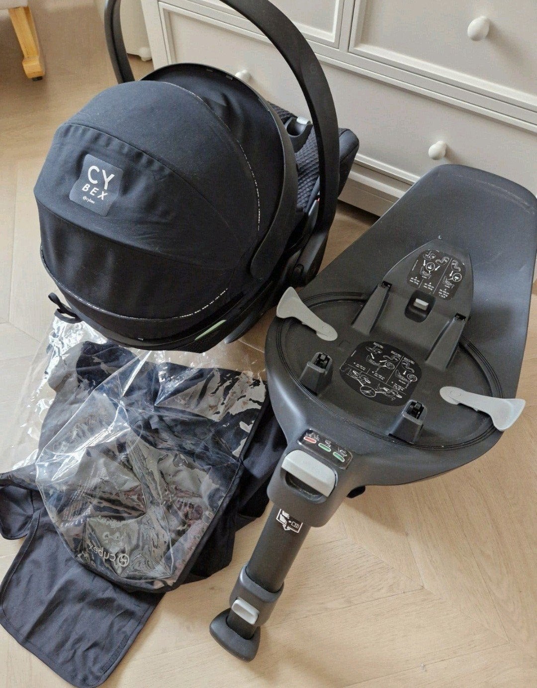 Cybex Cloud T i-Size autostoel met T Base, Kinderen en Baby's, Overige merken, Ophalen of Verzenden, Zo goed als nieuw, 0 t/m 13 kg