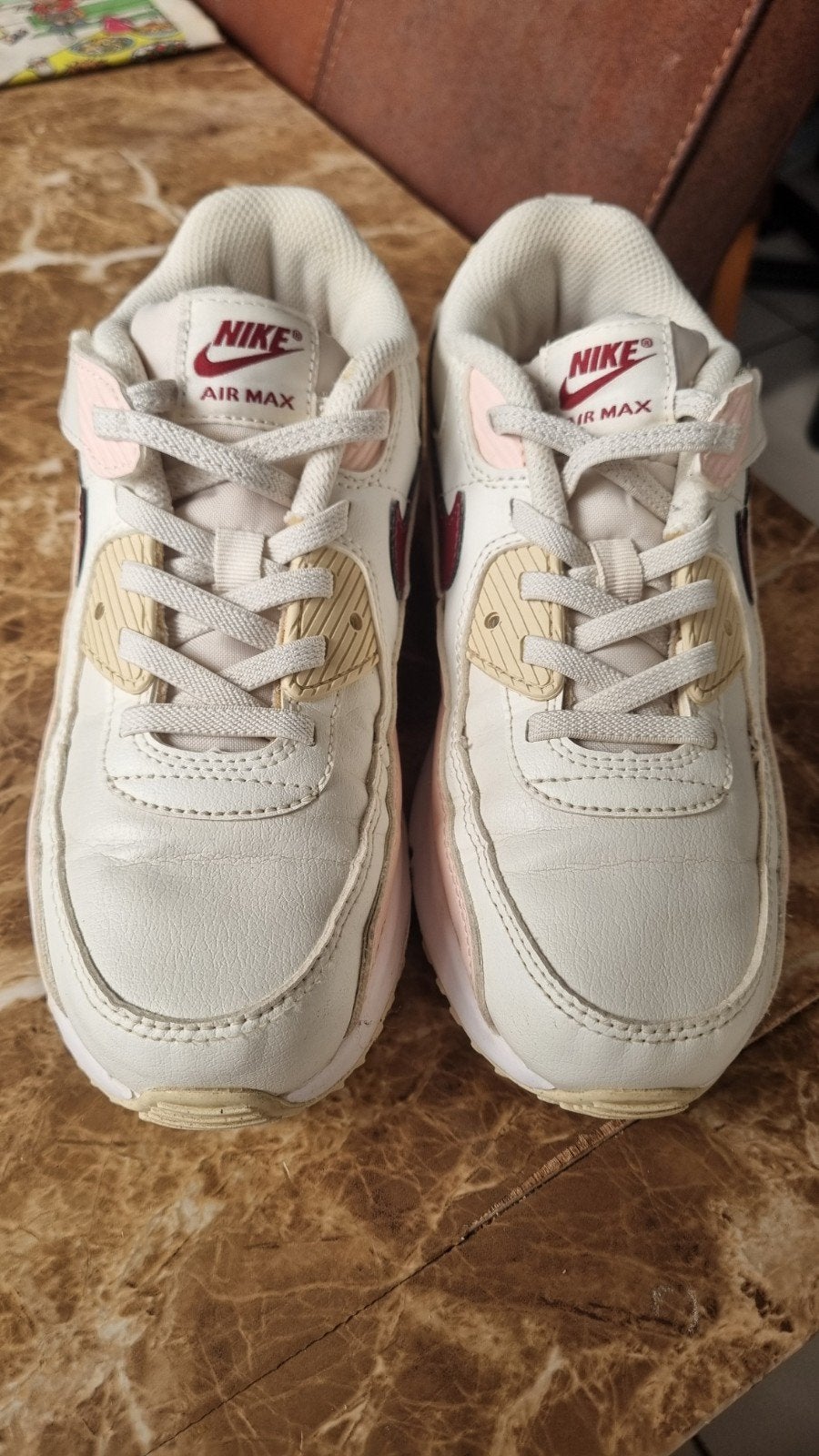 Nike Air Max 90 sneakers voor meisjes, maat 35, Sportschoenen, Zo goed als nieuw, Nike, Verzenden