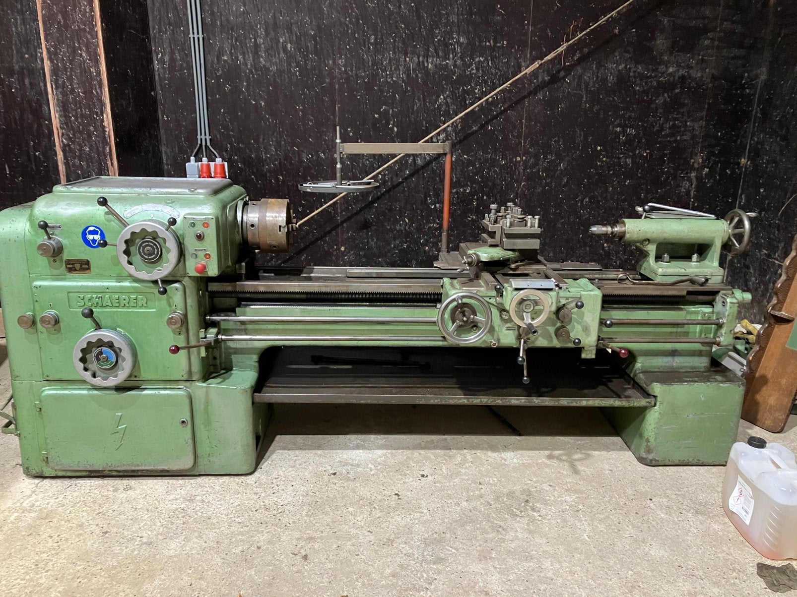 Schaerer 1500mm, Doe-het-zelf en Verbouw, Ophalen, Schearer, 1000 mm of meer, Metaaldraaibank