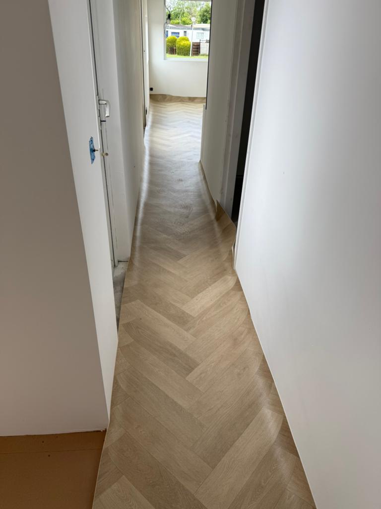 ‼️vinyl speciaal op 3m breed, minder afval. Novilon caravans, Huis en Inrichting, Stoffering | Vloerbedekking, Ophalen of Verzenden