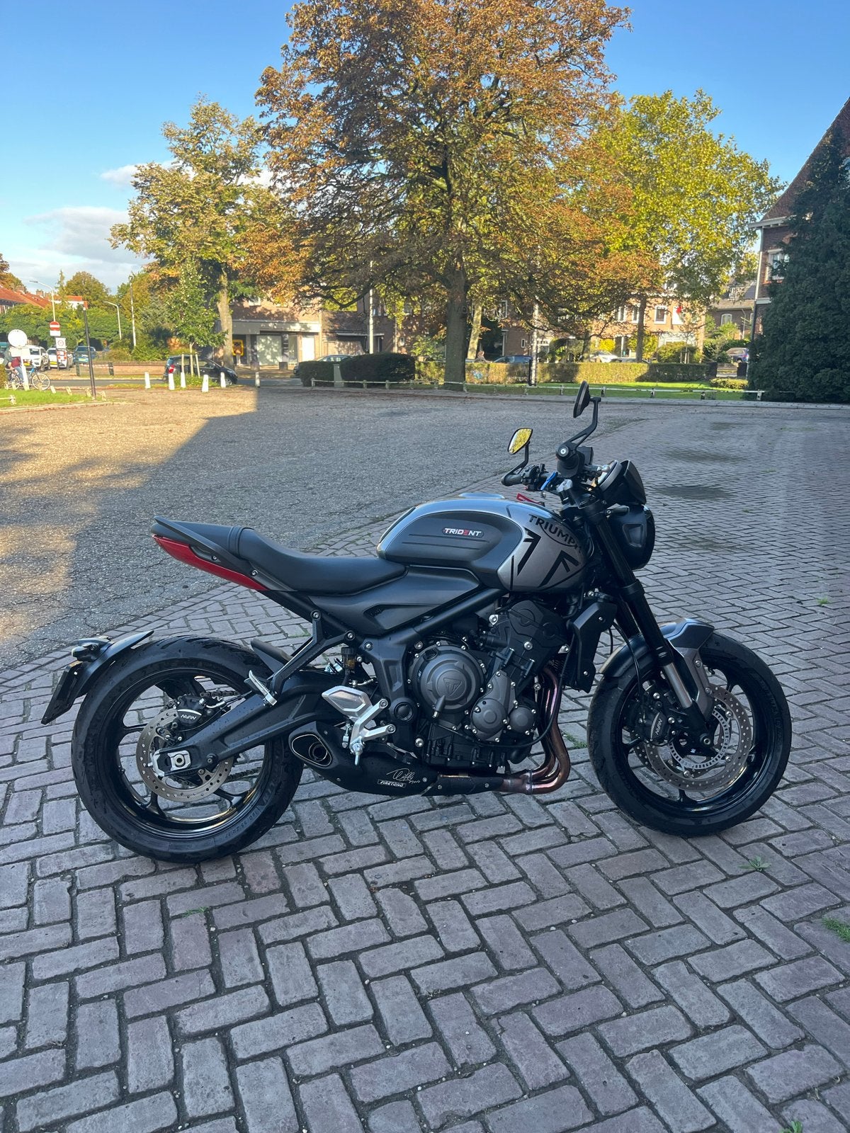 Triumph Trident 660, Sportuitlaat, Motorrijbewijs A, 3 cilinders, Particulier