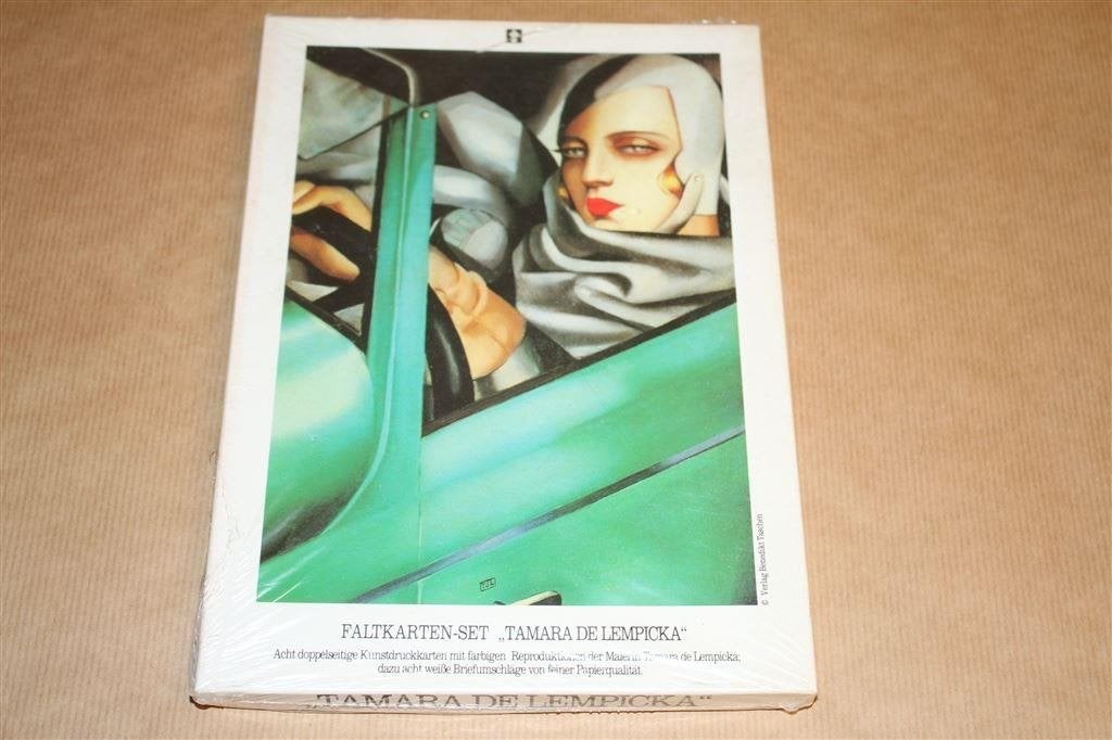 Faltkarten-Set Tamara de Lempicka. 8 Kaarten., Verzenden, Gelezen