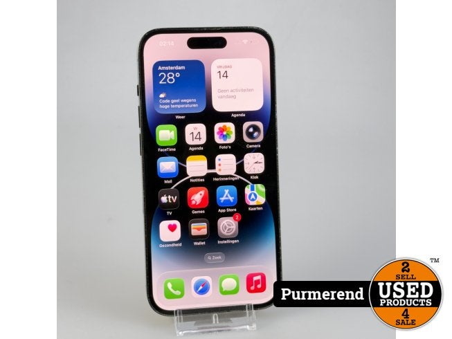 iPhone 14 pro 256GB Zwart, Apple, Zo goed als nieuw, Support@apple.com, One Apple Park Way
Cupertino, CA 95014
United States
