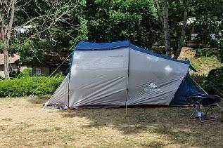 QUECHUA Arpenaz 4.1 tent + luifel (4 personen), Ophalen, Gebruikt, Tot en met 4