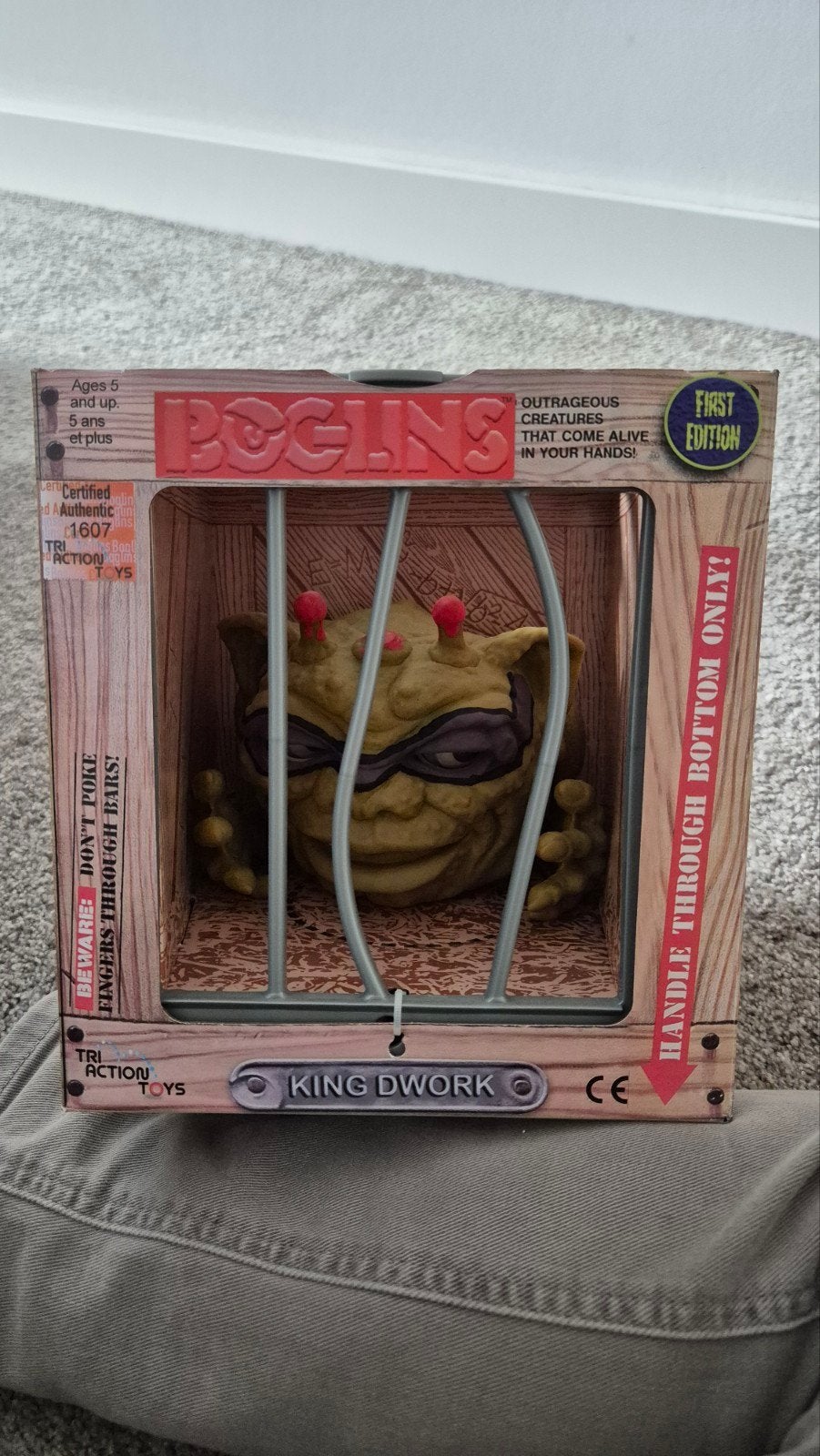 Boglins King Dwork Red Eyes First Edition, Verzenden, Nieuw