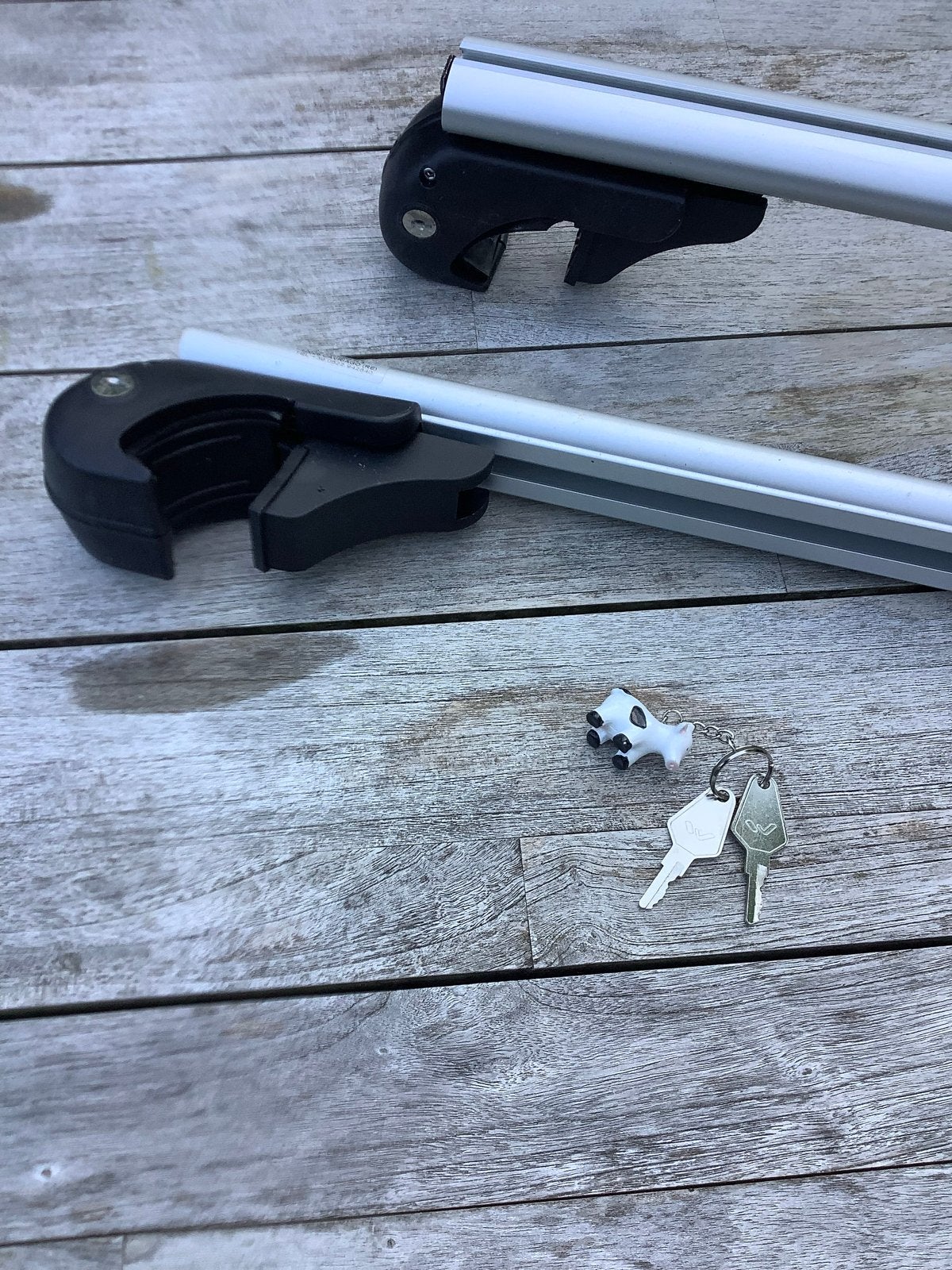 Afsluitbare dakdragers voor Fiat Panda (vanaf 2012), Auto diversen, Dakdragers, Ophalen, Zo goed als nieuw
