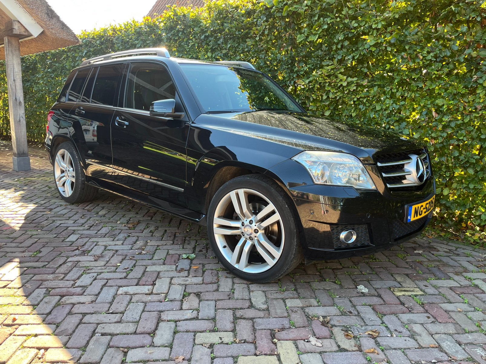 Mercedes-Benz GLK 3.0 CDI Glk320 4MATIC Youngtimer, Auto's, Automaat, 1780 kg, Panoramadak, Zwart