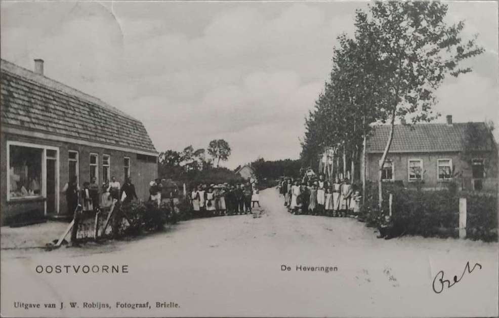 Oostvoorne - De Heveringen (Zuid-Holland) c. 1905, Verzenden, Voor 1920, Gelopen, Zuid-Holland
