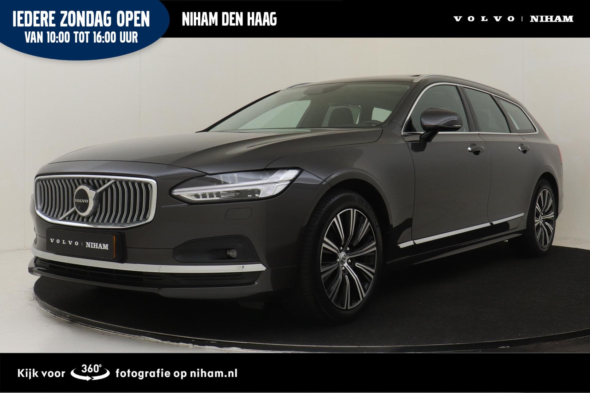 Volvo V90 B4 (M-HYBRID) INSCRIPTION -PANO.DAK|HARMAN/KARDON|, Auto's, Volvo, 12 maanden, Euro 6, 4 cilinders, 1731 kg