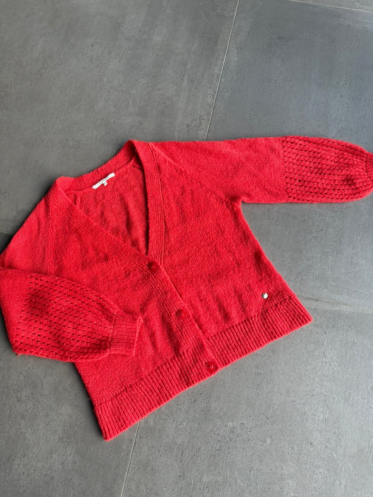 Damesvest. Oranjerood, maat S, merk Xandres, Ophalen of Verzenden, Zo goed als nieuw, Maat 36 (S), Oranje
