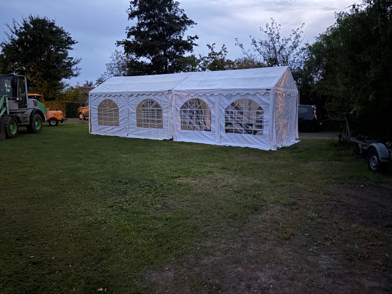 Partytent 3x4 meter - Zo goed als nieuw met PVC zeil, Ophalen, Zo goed als nieuw