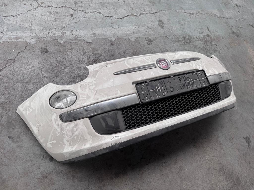 Fiat 500 Voorbumper - Origineel en Gebruikt, Ophalen, Gebruikt, Voor, Bumper