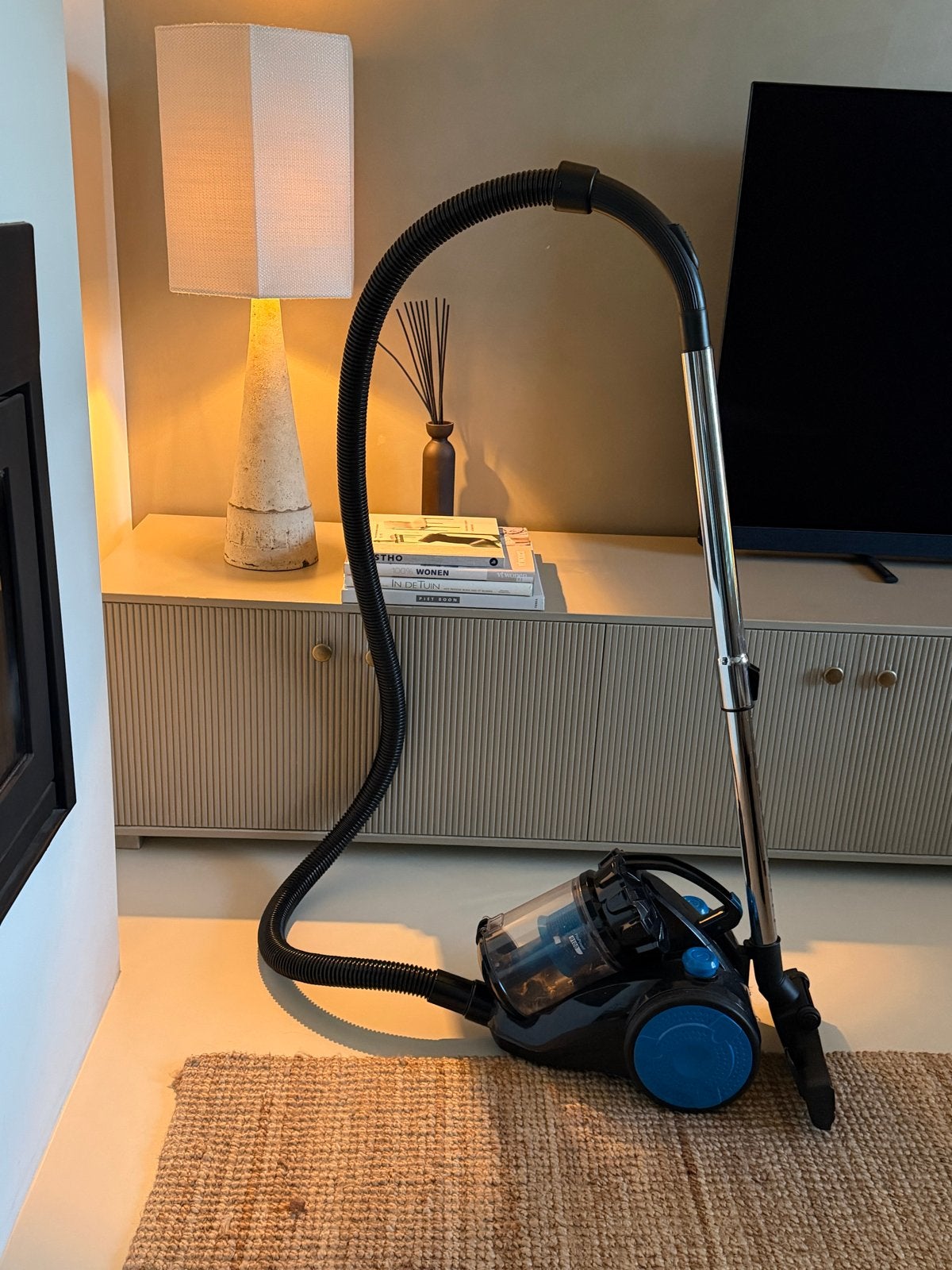 Compacte sledestofzuiger met reservoir, Ophalen, Overige merken, Gebruikt, Minder dan 1200 watt