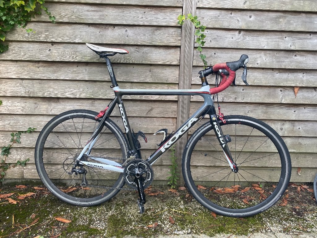 Koga Roadracer 60cm carbon racefiets, Fietsen en Brommers, Fietsen | Racefietsen, Gebruikt, Carbon, Heren, Overige maten