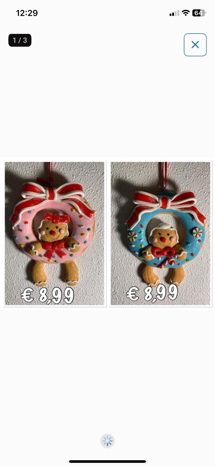 Gingerbread in donut hanger, Ophalen of Verzenden, Nieuw