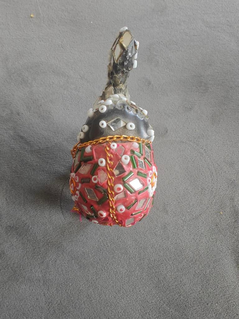 Decoratieve Olifant met Spiegeltjes en Kralen, Huis en Inrichting, Woonaccessoires | Overige, Ophalen of Verzenden