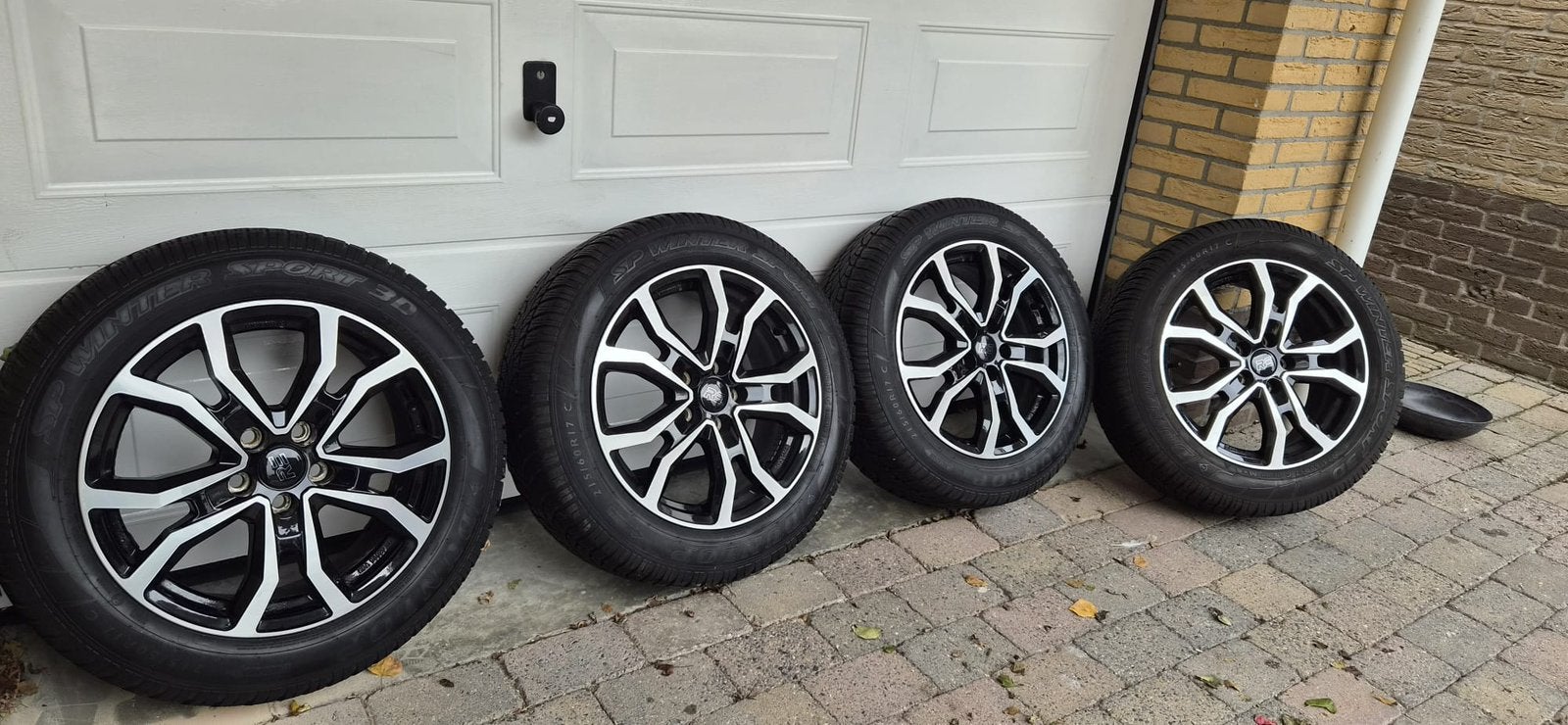 Velgen + Dunlop winterbanden 215/60 R17 – Peugeot Expert, Ophalen