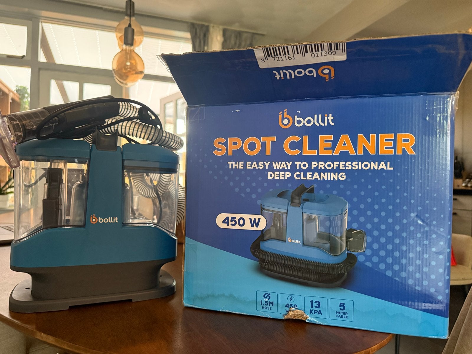 Bollit Spot Cleaner - Vlekkenreiniger voor tapijt en meubels, Overige merken, Overige typen, Zo goed als nieuw, Reservoir