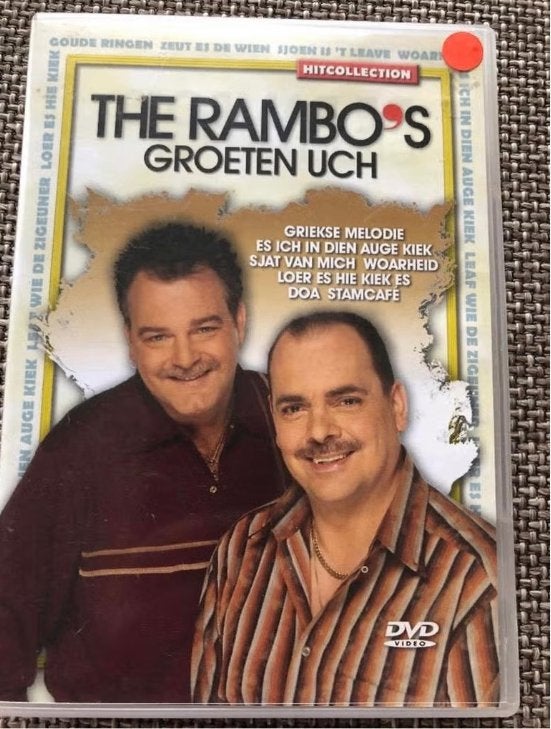 DVD The Rambo's Groeten Uch, Alle leeftijden, Ophalen of Verzenden, Zo goed als nieuw, Muziekvideo's