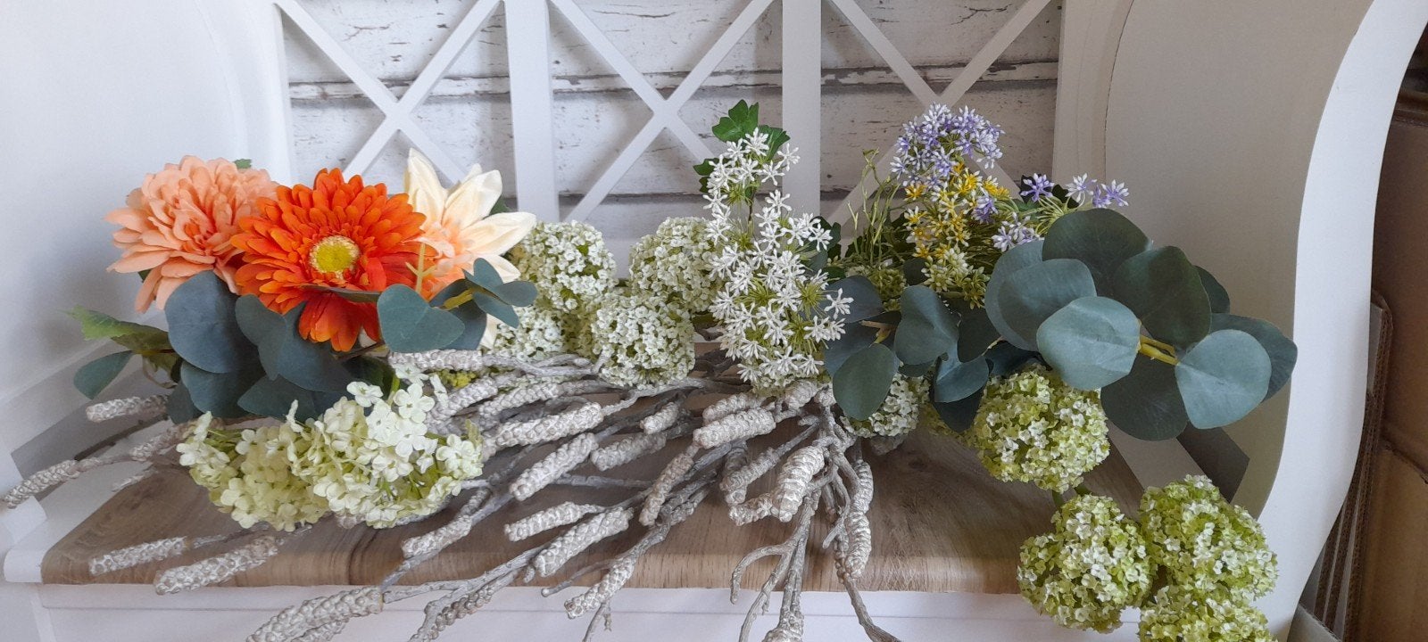 grote bos boeket kunstbloemen gemengd herfst, Huis en Inrichting, Verzenden, Binnen
