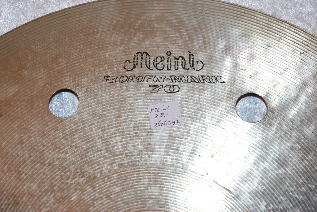 Meinl Romen mark 70 effect bekken geboord 18 inch <26261392>, Gebruikt, ., Drums of Percussie, Ophalen of Verzenden