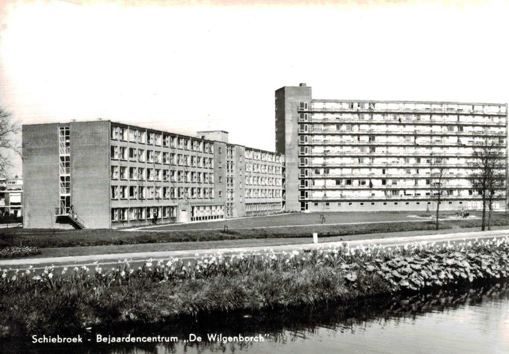 1966 ROTTERDAM SCHIEBROEK Bejaarden centrum  De Wilgenborch, Verzenden, 1960 tot 1980, Ongelopen, Zuid-Holland