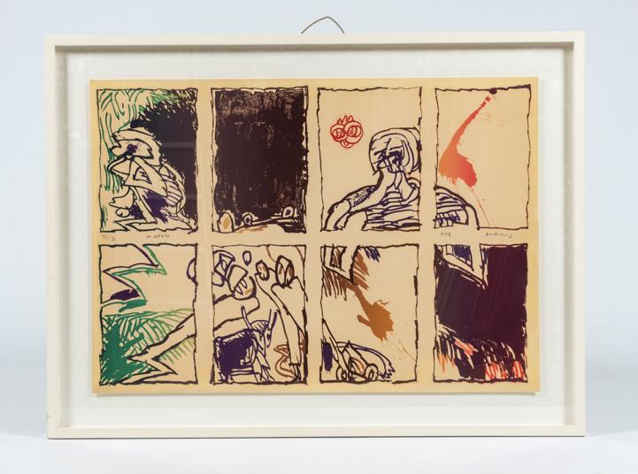 Originele litho / ets Pierre Alechinsky (1927) - In octavo, Antiek en Kunst, Ophalen of Verzenden
