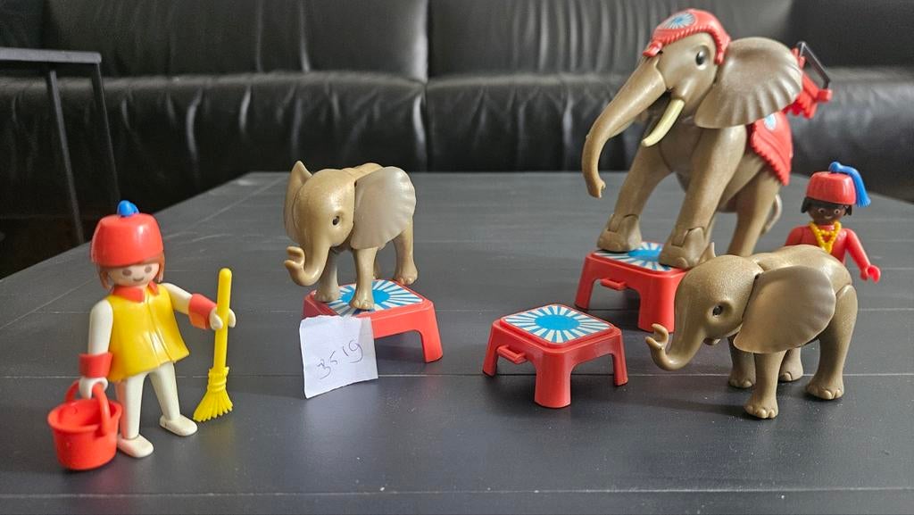Playmobil olifanten dressuur set, Ophalen of Verzenden, Zo goed als nieuw