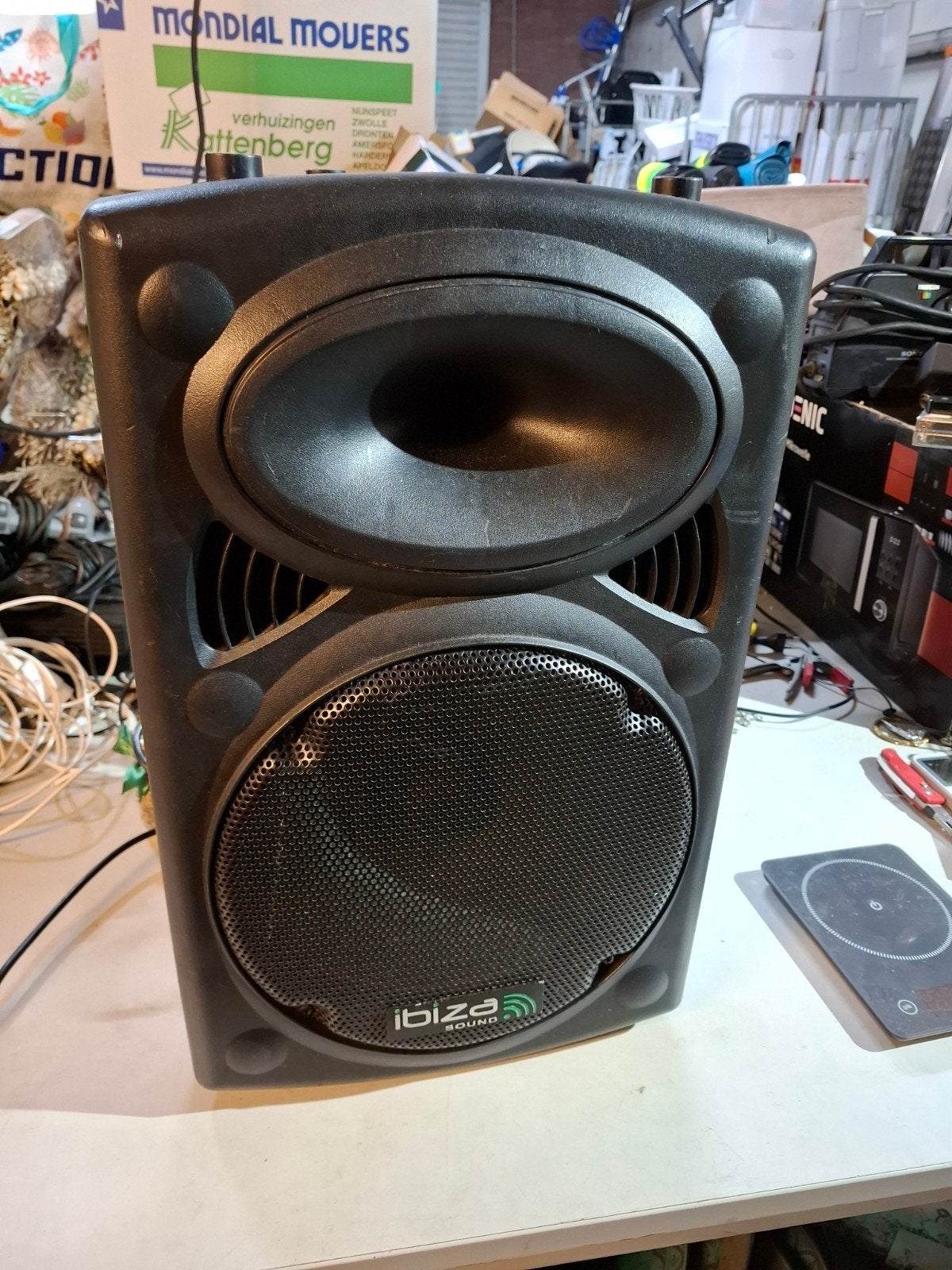 Ibiza Sound PORT12VHF-BT Draagbare Party Speaker, Gebruikt, Party speaker, LO TRONIC SA, Z. Gramme, 5-1450 SAINTES, Info@ibiza-sound.com