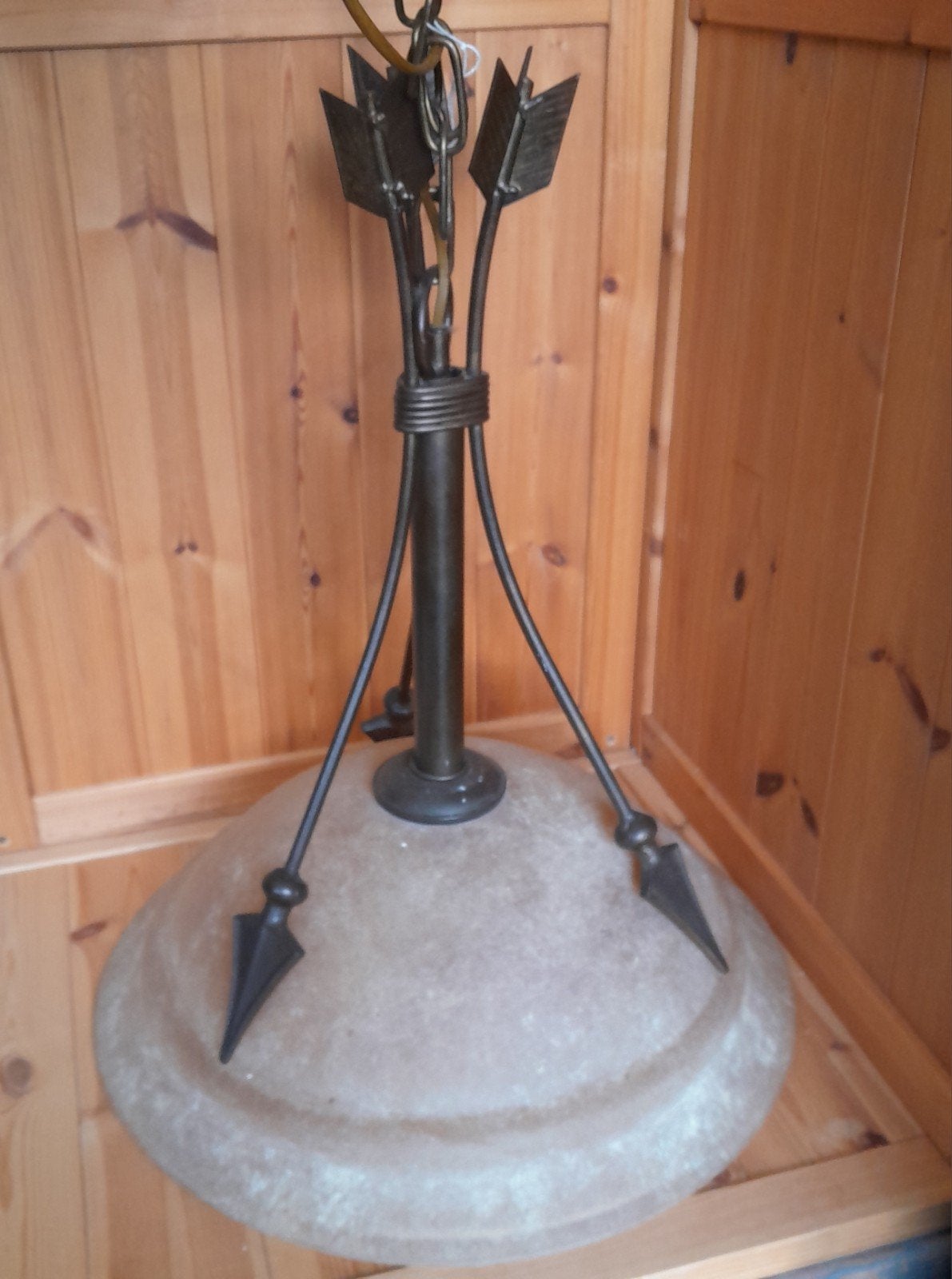 Master-Light Plafondlamp met Pijlen Design - Gebruikt, Ophalen