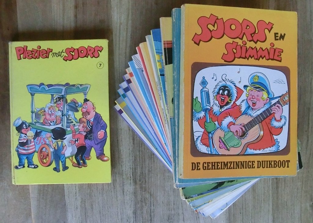 16 Sjors en Sjimmie stripboeken, Meerdere stripboeken, Ophalen of Verzenden, Gelezen