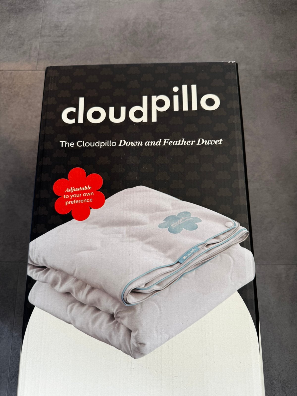 Cloudpillo dekbed 240x220, Vochtregulerend, Wit, Dons en Veren, Ophalen of Verzenden
