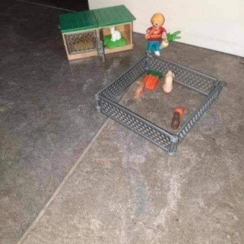 Playmobiel set konijn, Verzenden, Zo goed als nieuw