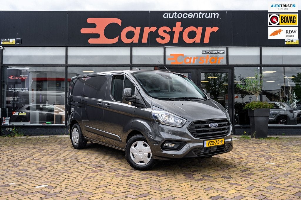 Ford Transit Custom 340 1.0 EcoBoost L1H1 PHEV Trend|Benzine, Auto's, Stof, Gebruikt, 996 cc, Bedrijf